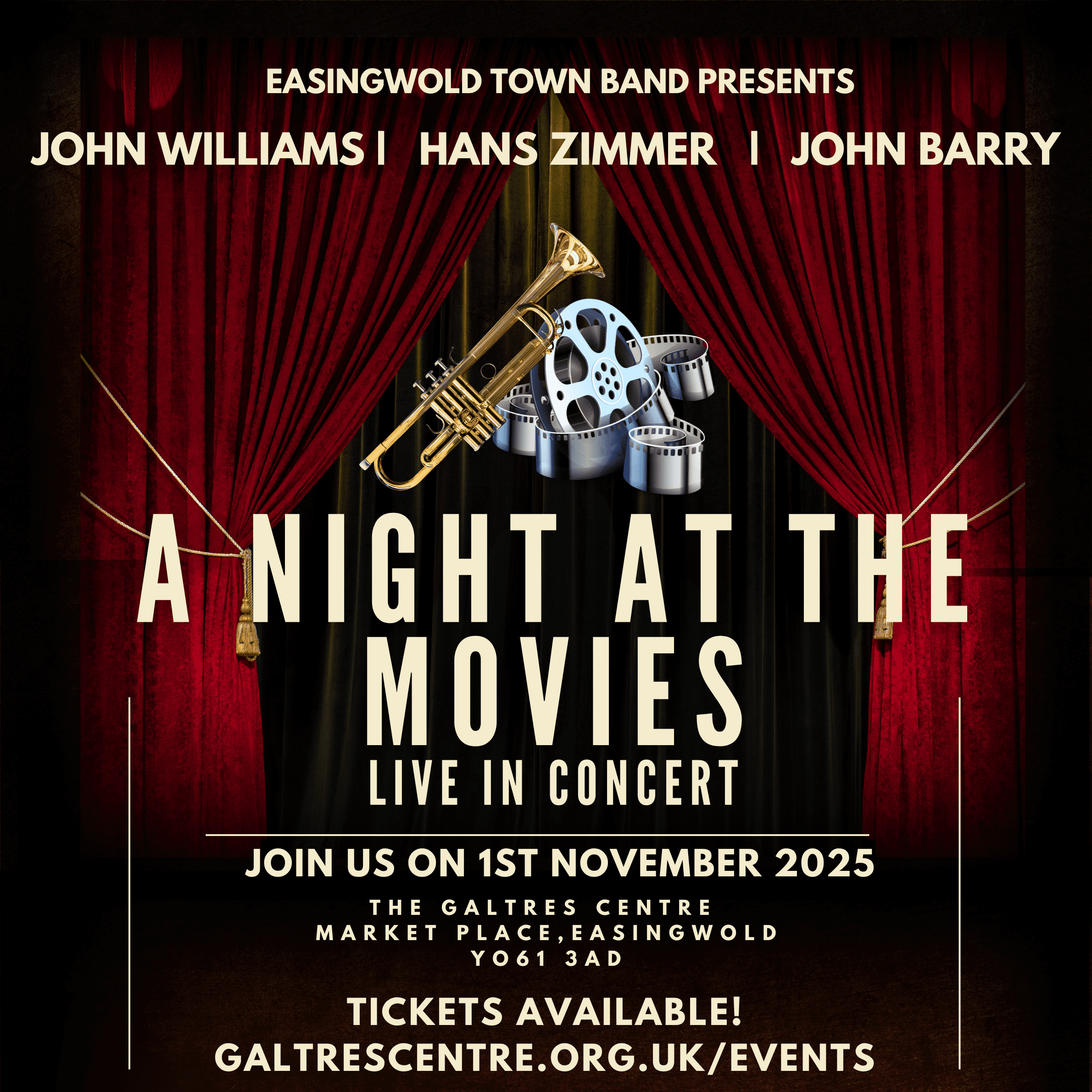 A Night at the Movies Live in Concert – Easingwold Town Band