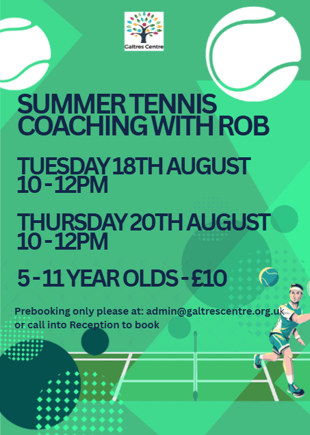 Summer Tennis Coaching